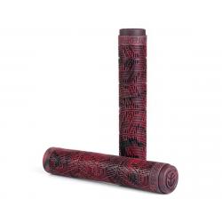 Federal Bikes Command Flangeless Grips (Blood Red/Black) (Pair) - 15-FE202