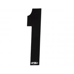 Answer 4" Number Plate Stickers (Black) (1) - NP-ANS18N14I-BK