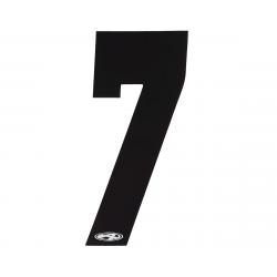 Answer 3" Number Plate Stickers (Black) (7) - NP-ANS18N73I-BK