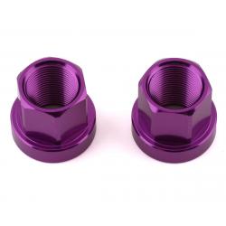 Mission Alloy  Axle Nuts (Purple) (14mm) - MN7452PUR
