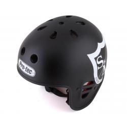 S&M x Pro-Tec Full Cut Certified Helmet (Matte Black) (S) - 08-HEL-PTSM-B-S