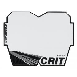 Crit BMX Products Carbon Number Plate (Black) (Mini) - 4736-010-BK