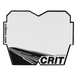 Crit BMX Products Carbon Number Plate (Black) (Pro) - 4736-020-BK