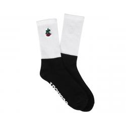 Subrosa Rose Crew Sock (Black) (One Size Fits Most) - 503-02119