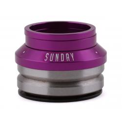 Sunday Low Integrated Headset (Anodized Purple) (1-1/8") - SBC-825-PUR