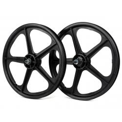 Skyway Tuff Wheel II 20" Wheel Set (Black) (14mm Rear Axle) (20 x 1.75) (Cassette) - WHL610