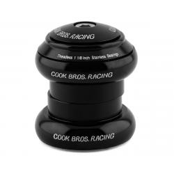 Cook Bros. Racing Stainless Steel Threadless Headset (Black) (1-1/8") - CB-HS22SS118-BK