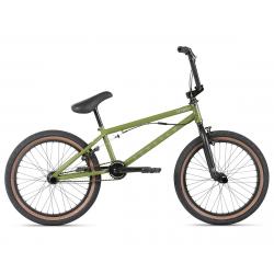 Haro Bikes 2021 Downtown DLX BMX Bike (20.5" Toptube) (Matte Army Green) - H-21342