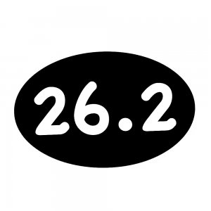 Image of 26.2 Marathon Car Magnet