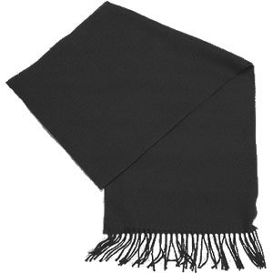 Elan Blanc Fringed Scarf
