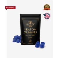 50mg Kratom Extract Infused Gummies - Blue Raspberry