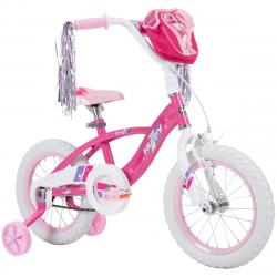 Glimmer Kids' Quick Connect Bike, Pink, 14-inch