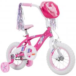 Glimmer Kids' Quick Connect Bike, Pink, 12-inch