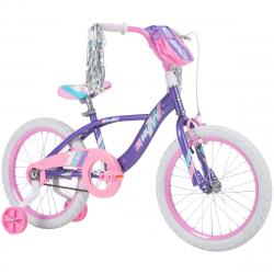 Glimmer Kids' Quick Connect Bike, Amethyst, 18-inch