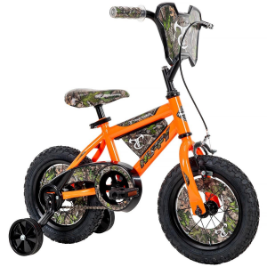 True Timber Kids' Bike, Orange, 12-inch
