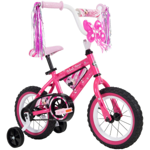 Disney Minnie Kids' Bike, Pink, 12-inch