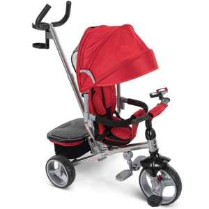 Malmo Luxe 4-in-1 Canopy Tricycle with Push Handle for Kids