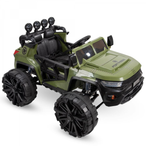 Fortress Kids' Battery Ride-On Truck, Military Green 12V