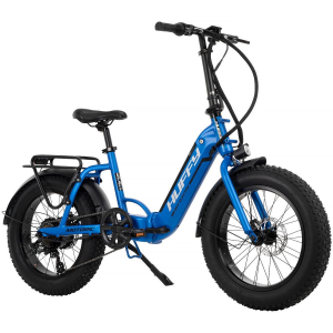 Motoric Adult 20" Electric Folding Bike, Blue, 36V