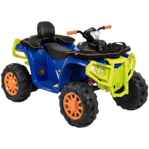 Nerf Kids' Battery Ride-On ATV, Blue, 12V