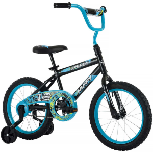 Upshot Kids' Quick Connect Bike, Black, 16-inch
