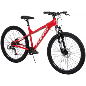 Torreya Men's Mountain Bike, Red with Black Splatter, 27.5-inch