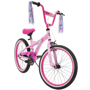 Go Girl Kids' Quick Assembly Bike, Pink, 20-inch