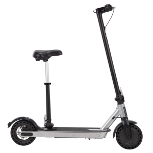 H350 Electric Folding Scooter with Seats for Adults, Silver and Black, 36V