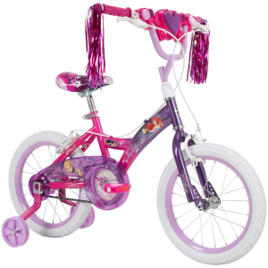 Disney Princess Kids' Quick Connect Bike, Purple, 16-inch