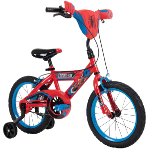 Marvel Spider-Man Kids' Quick Connect Bike, Red, 16-inch
