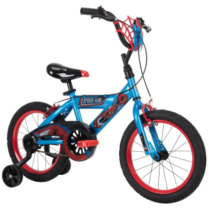 Marvel Spider-Man Kids' Quick Connect Bike, Blue, 16-inch