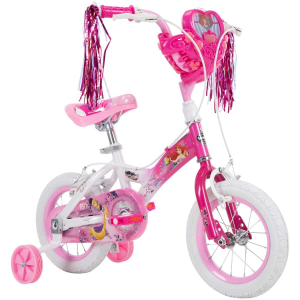 Disney Princess Quick Connect Kids' Bike, Pink, 12-inch