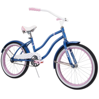 Good Vibrations Kids' Cruiser Bike, Purple, 20-inch