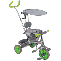 Malmo 4-in-1 Canopy Tricycle with Push Handle for Kids