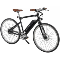 Montview Men's 700c Electric Comfort Bike, Matte Black, 36V
