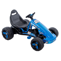 Huffy ZRX-6 6-volt Go Kart Ride-On for Kids, Blue