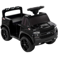 Chevrolet Silverado Kids' Ride-On Car, Black, 6V