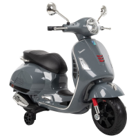 Vespa Kids' Battery Ride-On Scooter, Gray, 6V