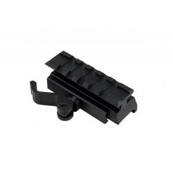 5 Slot/2.5in Medium Profile Lockdown Series High Performance Riser Mount with Quick Release