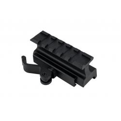 5 Slot/2.5in High Profile Lockdown Series High Performance Riser Mount with Quick Release