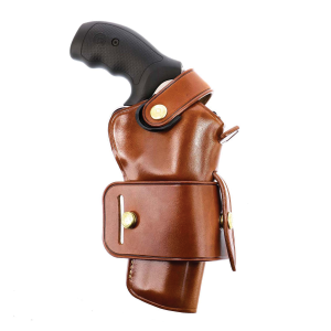 Palmetto State Armory Galco Wheelgunner 2.0 Ruger Security-Six Leather OWB Holster Ambidextrous, Tan - WG2104