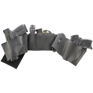 Palmetto State Armory Galco UnderWraps Elite Leather/Nylon Holster Ambidextrous Small, Black - UWERBKSM