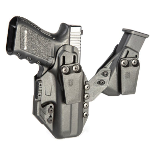 Palmetto State Armory Blackhawk Stache S&W Shield 9/40 Polymer IWB Holster Kit Ambidextrous 63, Black - 416163BK