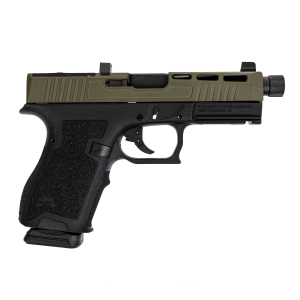Palmetto State Armory PSA Dagger Compact 9mm Pistol With SW2 Extreme Carry Cut RMR Slide & Threaded Barrel, 2-Tone Sniper Green