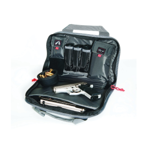 Palmetto State Armory G Outdoors Quad Pistol Range Bag Case, Black - 1310PC