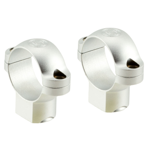 Leupold 1" Medium Steel 2-Piece Dual Dovetail Scope Ring, Silver - 52323