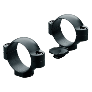 Leupold 1" High Steel 2-Piece Standard Extended Scope Ring, Gloss Black - 49912