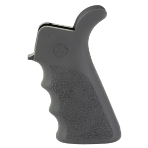 Palmetto State Armory Hogue OverMolded Rifle Grip, Beavertail, Finger Grooves, Fits AR Rifles, Slate Gray