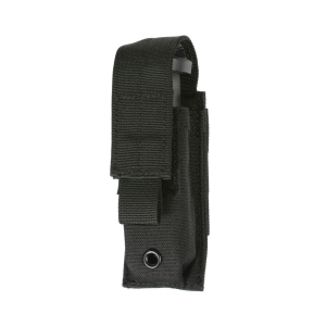 Blackhawk! Blackhawk S.T.R.I.K.E. Single Pistol Mag Pouch w/ Molle, Black - 37CL06BK