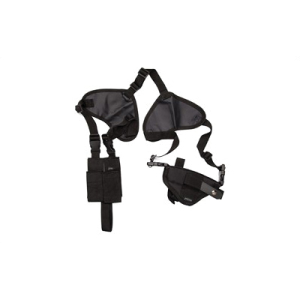Palmetto State Armory Bulldog Cases Deluxe Pro Ambi Shoulder Holster, Fits Large Revolver w/ 2.5" Barrel, Black - WSHD 2